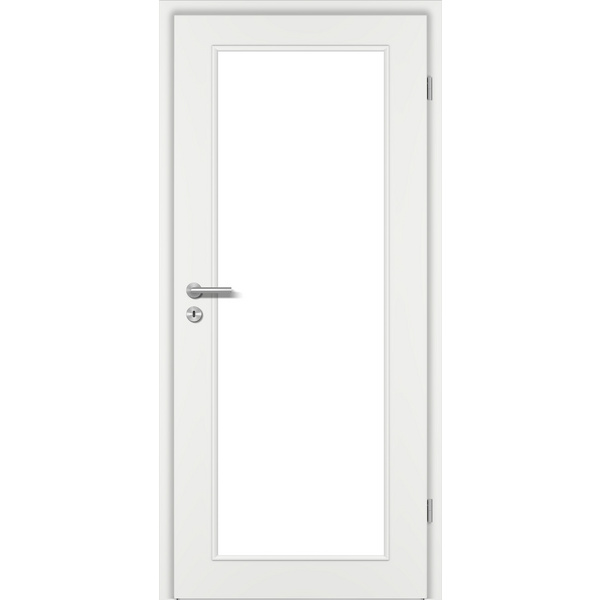 Zimmertür Weißlack exclusiv ähnlich RAL 9016 CL5 LA Vollspan KK1 "ELEGANCE CLASSIC"