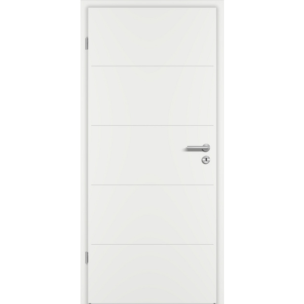 Zimmertür Weißlack exclusiv ähnlich RAL 9016 RY-451 Röhrenspan KK1 Beanspruchungsgruppe M "ROYAL"