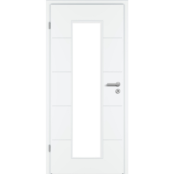 Zimmertür Weißlack exclusiv ähnlich RAL 9010 RY-451 LA3 Vollspan KK1 "ROYAL"