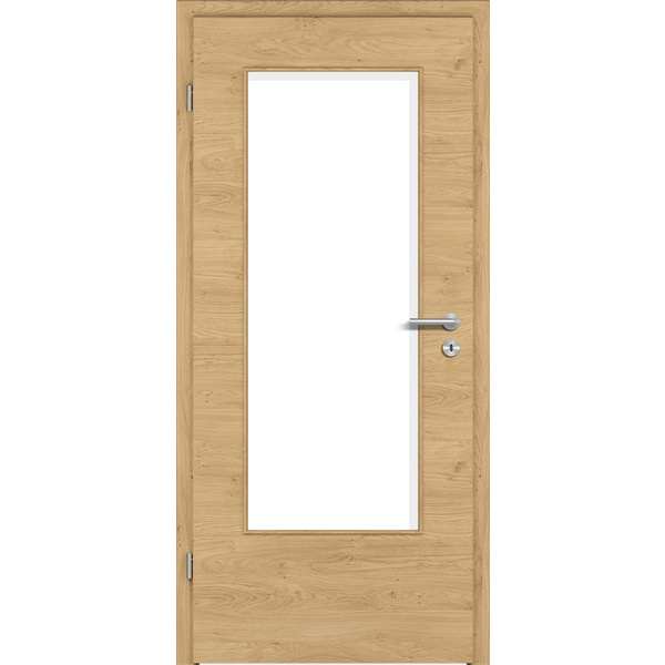Zimmertür CPL T-Eiche astig DQ DIN-LA Vollspan KK1 "STANDARD"