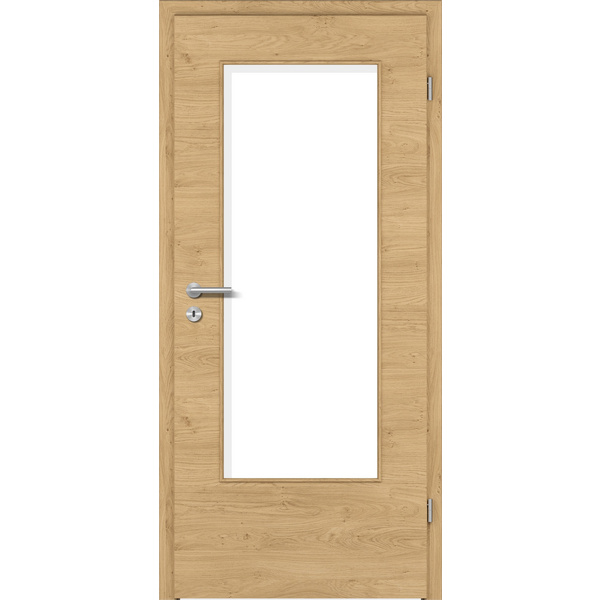 Zimmertür CPL T-Eiche astig DQ DIN-LA Vollspan KK1 "STANDARD"