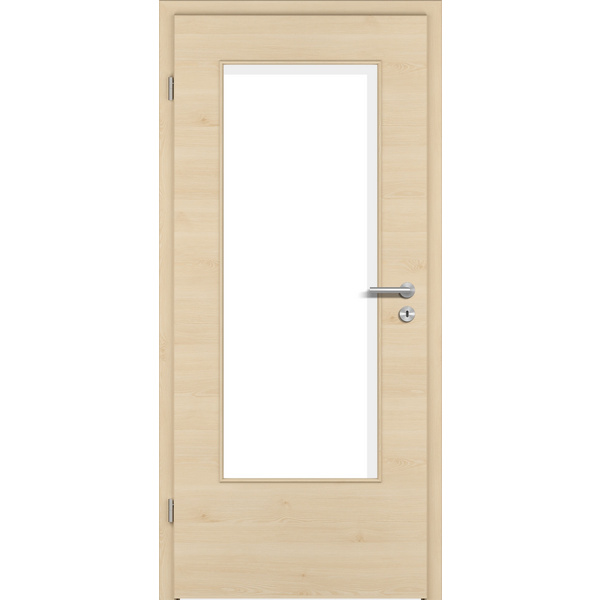 Zimmertür CPL T-Oak Creme DQ DIN-LA Vollspan KK1 "STANDARD"