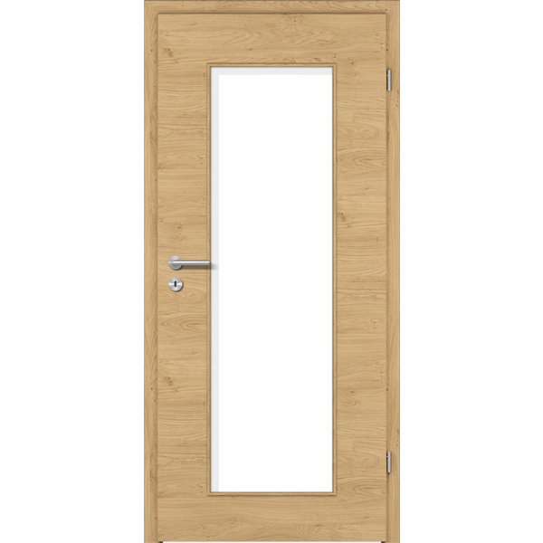 Zimmertür CPL T-Eiche astig DQ LA1 Vollspan KK1 "STANDARD"