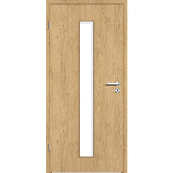 Zimmertür CPL T-Eiche astig glatt LA2 Vollspan KK1 "STANDARD"