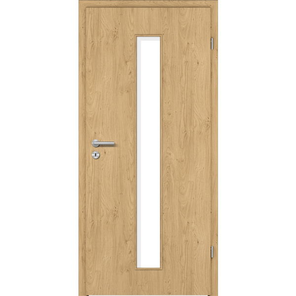 Zimmertür CPL T-Eiche astig glatt LA2 Vollspan KK1 "STANDARD"