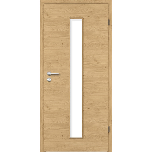 Zimmertür CPL T-Eiche astig DQ LA2 Vollspan KK1 "STANDARD"