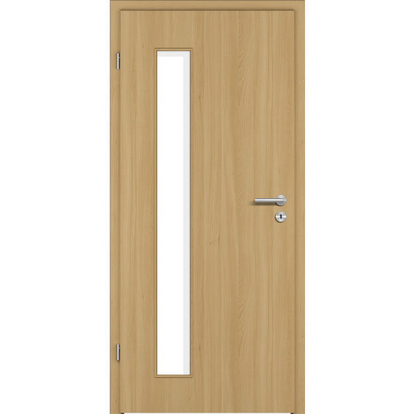 Zimmertür CPL Buche-Pur glatt LA2-B Vollspan KK1 "STANDARD"