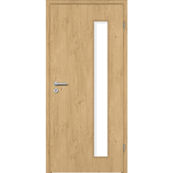 Zimmertür CPL T-Eiche astig glatt LA2-B Vollspan KK1 "STANDARD"