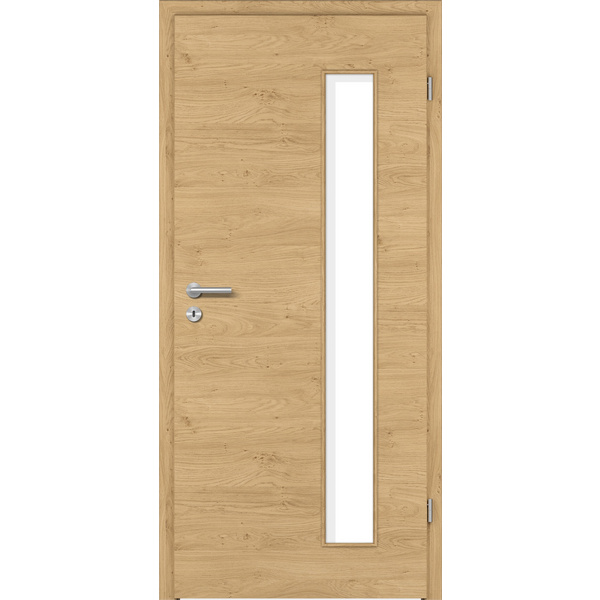 Zimmertür CPL T-Eiche astig DQ LA2-B Vollspan KK1 "STANDARD"