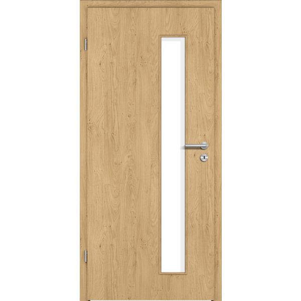 Zimmertür CPL T-Eiche astig glatt LA2-S Vollspan KK1 "STANDARD"