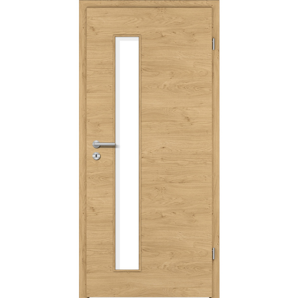 Zimmertür CPL T-Eiche astig DQ LA2-S Vollspan KK1 "STANDARD"