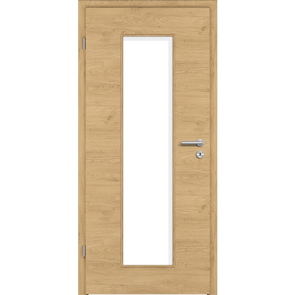 Zimmertür CPL T-Eiche astig DQ LA3 Vollspan KK1 "STANDARD"