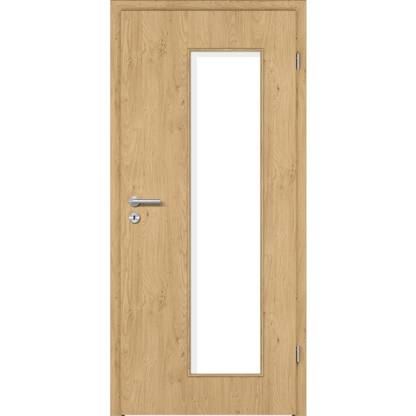 Zimmertür CPL T-Eiche astig glatt LA3-B Vollspan KK1 "STANDARD"