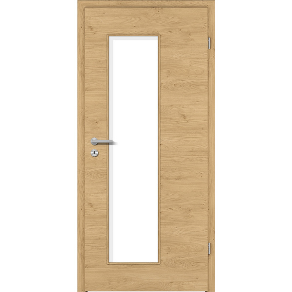 Zimmertür CPL T-Eiche astig DQ LA3-S Vollspan KK1 "STANDARD"