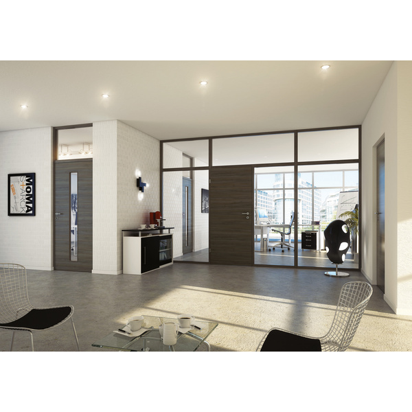 Zimmertür CPL Esche Weiß glatt Röhrenspansteg KK1 Beanspruchungsgruppe N "STANDARD"