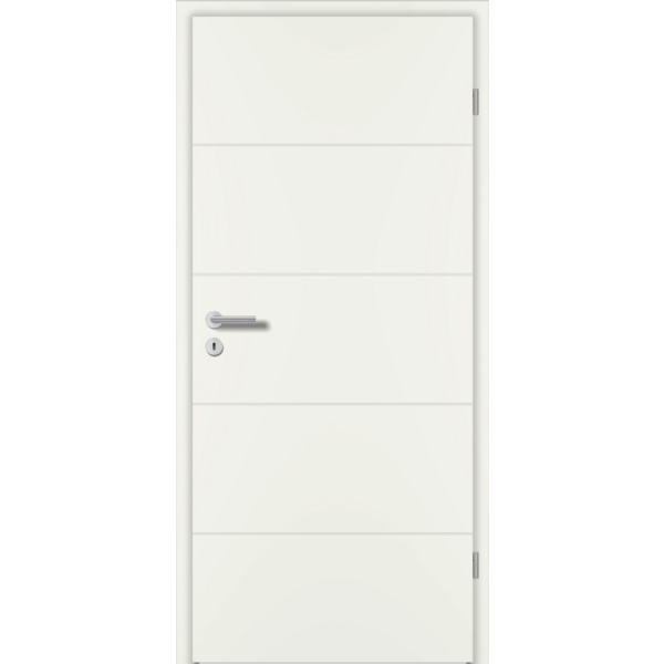 Zimmertür Weißlack exclusiv ähnlich RAL 9010 RY-251 Röhrenspan KK1 Beanspruchungsgruppe M "ROYAL"