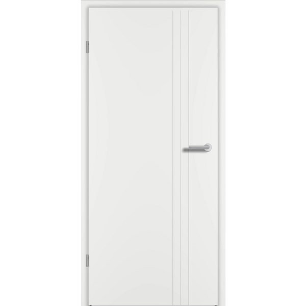 Zimmertür Weißlack exclusiv ähnlich RAL 9016 RY-443-S Röhrenspan KK1 Beanspruchungsgruppe M "ROYAL"