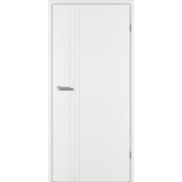 Zimmertür Weißlack exclusiv ähnlich RAL 9016 RY-443-S Röhrenspan KK1 Beanspruchungsgruppe M "ROYAL"