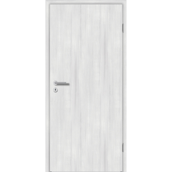 Zimmertür CPL T-Greyline glatt Röhrenspan KK1 Beanspruchungsgruppe M mit Bodendichtung "STANDARD"