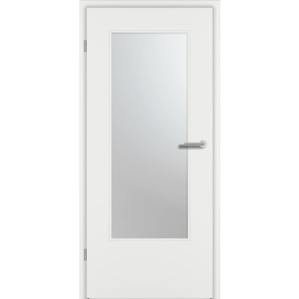 Zimmertür Lackfolie Weiß ähnlich RAL 9016 glatt DIN-LA Float satiniert Vollspan KK1 "STANDARD"
