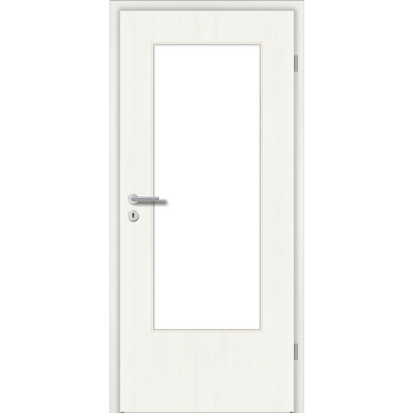 Zimmertür CPL T-Whiteline glatt DIN-LA Vollspan KK1 "STANDARD"