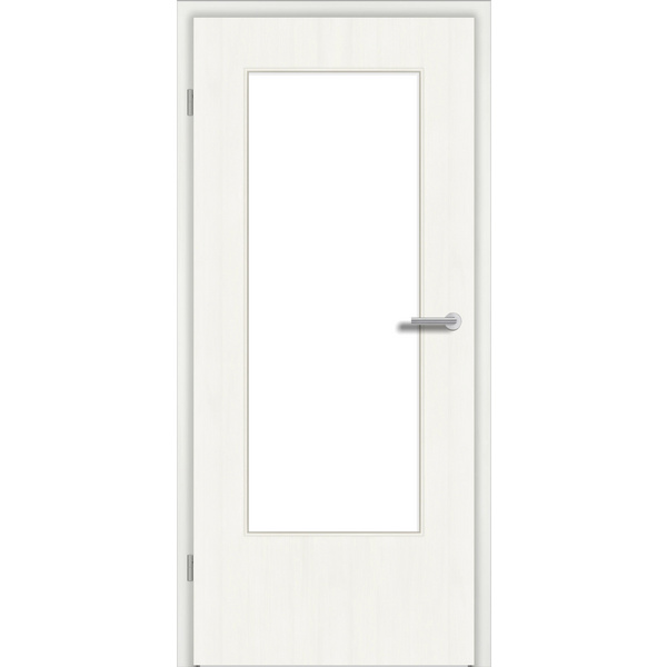 Zimmertür CPL T-Whiteline glatt DIN-LA Vollspan KK1 "STANDARD"