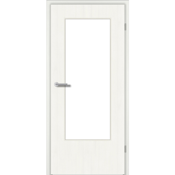 Zimmertür CPL T-Whiteline glatt DIN-LA Vollspan KK1 "STANDARD"