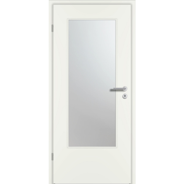 Zimmertür Weißlack ähnlich RAL 9010 glatt DIN-LA Vollspan KK1 "STANDARD"