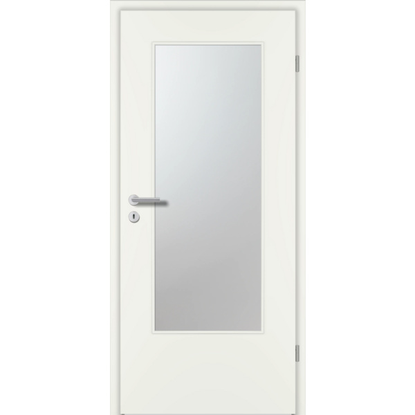 Zimmertür Weißlack ähnlich RAL 9010 glatt DIN-LA Vollspan KK1 "STANDARD"