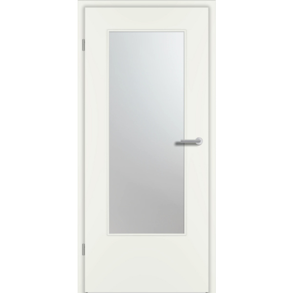 Zimmertür Weißlack ähnlich RAL 9010 glatt DIN-LA Vollspan KK1 "STANDARD"