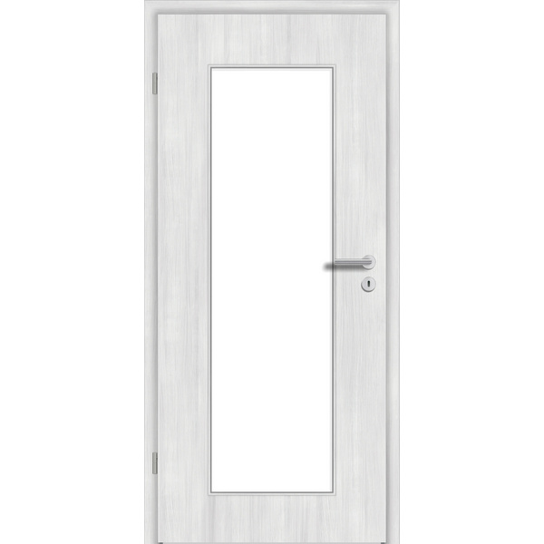 Zimmertür CPL T-Greyline glatt LA1 Vollspan KK1 "STANDARD"