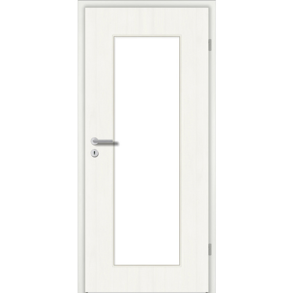 Zimmertür CPL T-Whiteline glatt LA1 Vollspan KK1 "STANDARD"