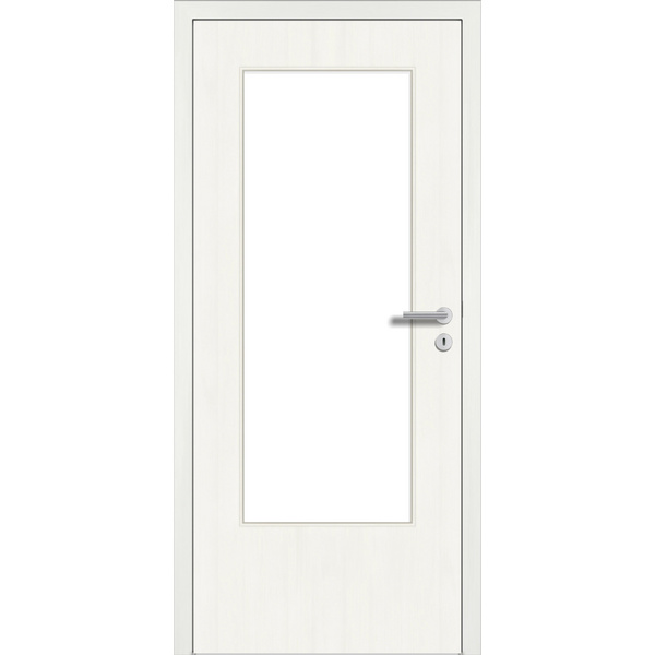 Zimmertür CPL T-Whiteline glatt DIN-LA Vollspan KK1 "STANDARD"