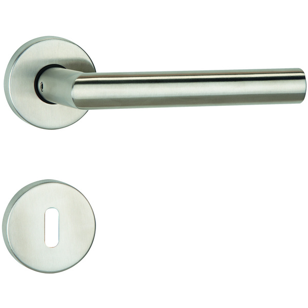 Rosettengarnitur Tessa Edelstahl matt, BB Ausführung, Schnellmontage - Konstruktion