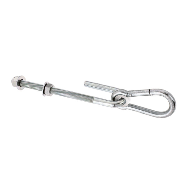 Schaukelhaken, disp., zum Durchschrauben, Gewinde M12, Länge 200mm