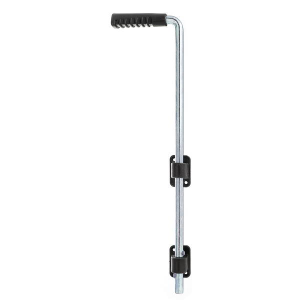 Bodenschieber, disp., Griff schwarz, Gesamthöhe 600mm, Abstand Bolzen-Tor 40mm