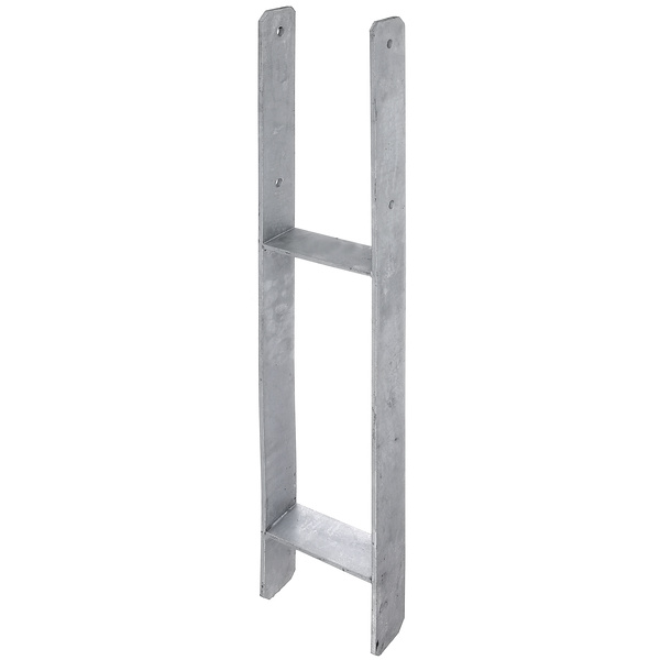 H-Pfostenträger, fvz, zEinbet., lichte Breite 141mm, Gesamthöhe 800mm, Stärke 6mm