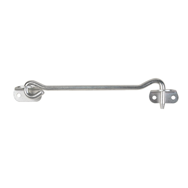 Sturmhaken, m.Gegenpl., disp., z.Anschrauben, Länge 200mm, Haken Ø8mm