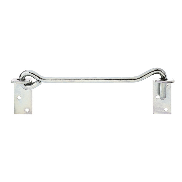 Sturmhaken, m.Gegenpl., disp., z.Anschrauben, Länge 280mm, Haken Ø12mm