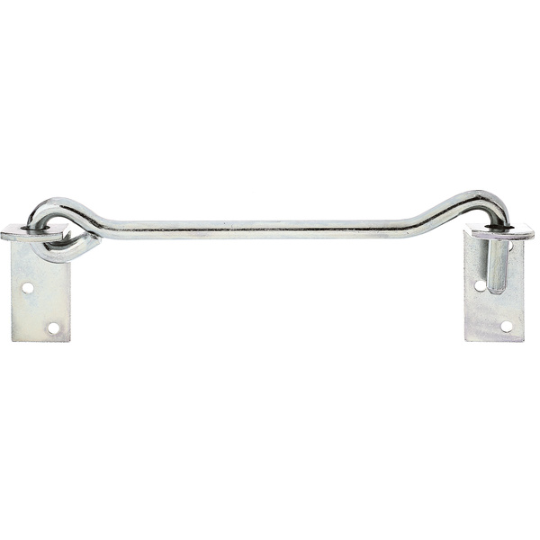 Sturmhaken, m.Gegenpl., disp., z.Anschrauben, Länge 590mm, Haken Ø12mm