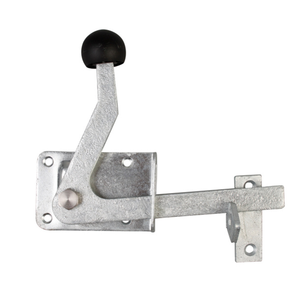 Gartentorfalle, feuerverzinkt, Platten Breite 80mm, Höhe 55mm