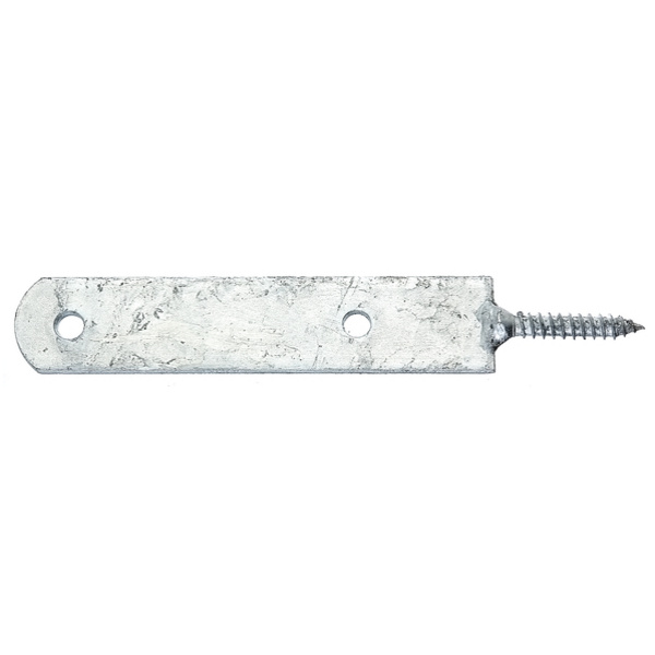 Zaunriegelhalter, feuerverzinkt, zum Anschrauben, Holzgewinde 8x60mm, Länge 210mm