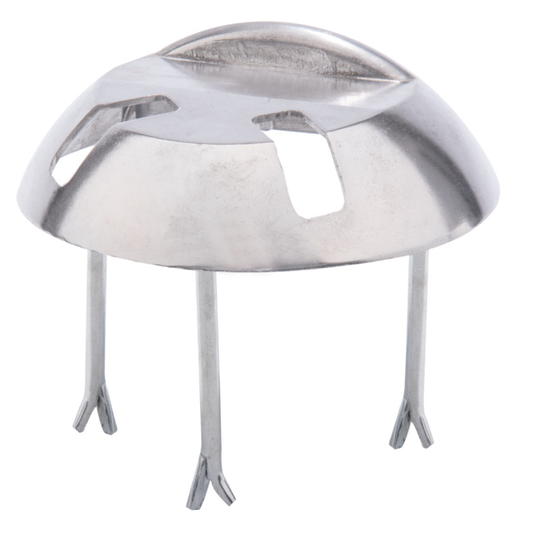Auflaufstütze, Aluguss, mit Langlöchern, Durchmesser 205mm, Höhe 65mm