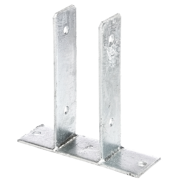 U-Pfostenträger, feuerverzinkt, z.Aufschrauben, BxH 71x200mm