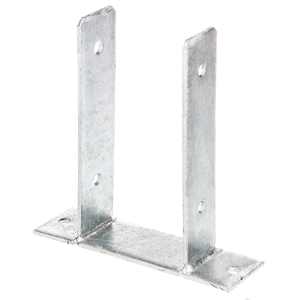 U-Pfostenträger, feuerverzinkt, z.Aufschrauben, BxH 101x200mm
