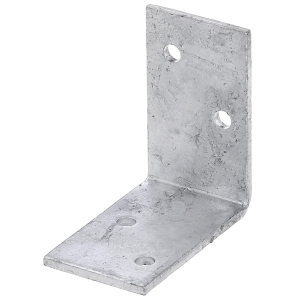 Winkel, feuerverzinkt, Breite 40mm, Höhe 70mm, Tiefe 70mm