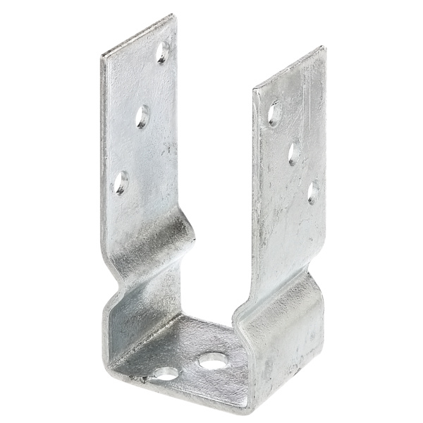 U-Pfostenträger, feuerverzinkt, z.Aufschrauben, BxH 71x150mm