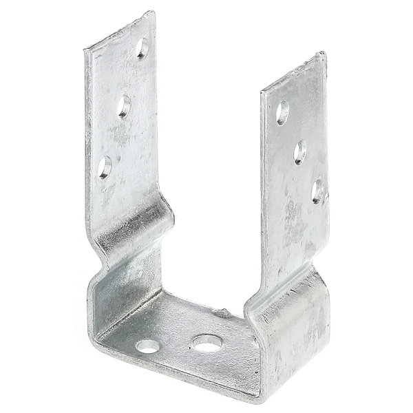 U-Pfostenträger, feuerverzinkt, z.Aufschrauben, BxH 91x150mm