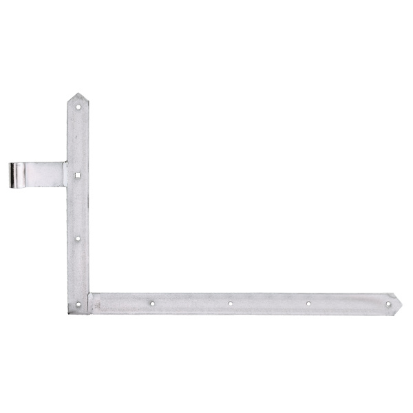 Tor-Winkelband, Abschluss spitz, unten, disp., HxL 400x600mm, Rolle Ø16mm