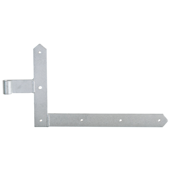 Tor-Winkelband/Rahmen, spitz, unten, feuerverzinkt, HxL 250x400mm, Rolle Ø13mm